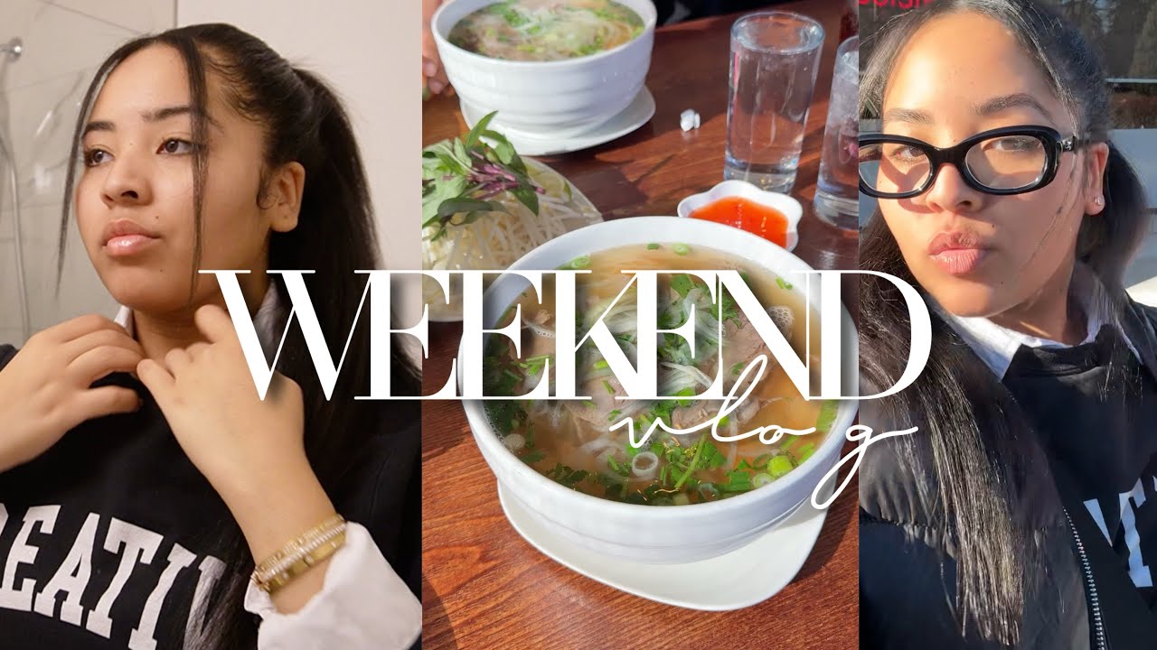 IS VLOGGING WORTH IT !?! grwm, eating pho for the first time | weekend vlog