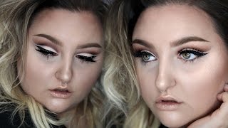New Years Eve Makeup Tutorial | Glitter Liner & Cut Crease | RawBeautyKristi