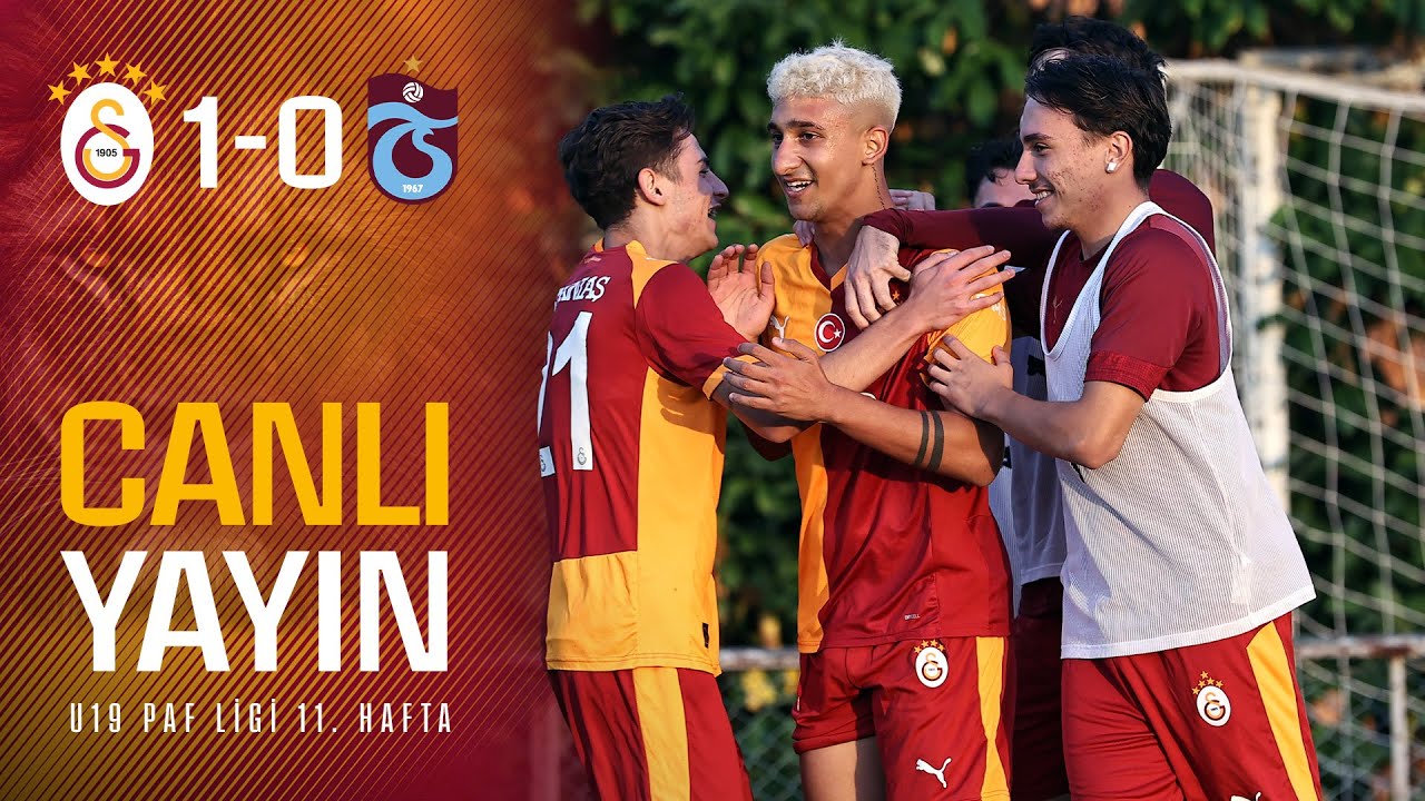 🔴 Galatasaray U19 1-0 Trabzonspor U19 (U19 PAF Ligi 11. Hafta)