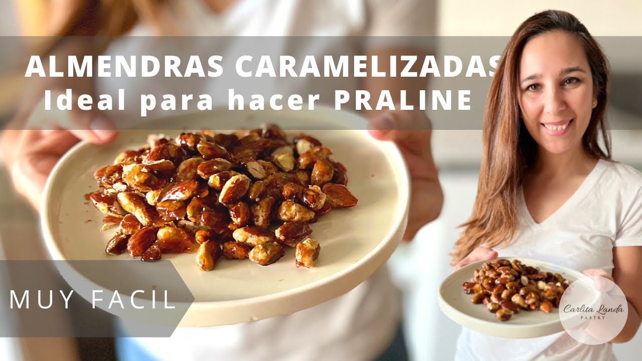 ALMENDRAS CARAMELIZADAS | crocantes y deliciosas | para POSTRES | ideal PRALINE