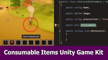 Inventory Items and Camera Rotate in Unity Low Poly Game Kit