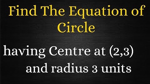 coordinate geometry | class 10 optional math | circle class 10 opt maths | equation of circle