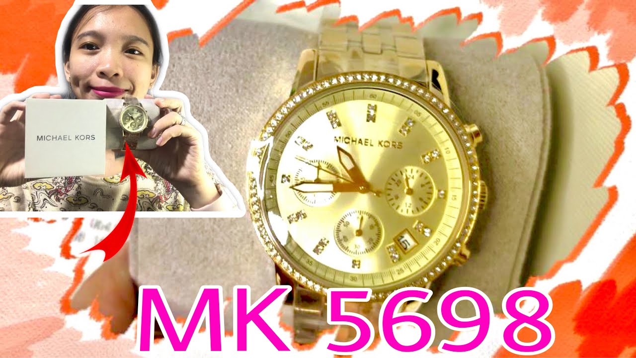 TIPS ON HOW TO CHECK IF YOU HAVE AN AUTHENTIC MICHAEL KORS / UNBOXING MK 5698 Aiza Guns - YouTube