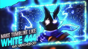 HOW TO MAKE THUMBNAIL LIKE WHITE 444 ||   THUMBNAIL LIKE  WHITE 444 AND ROUK FF
