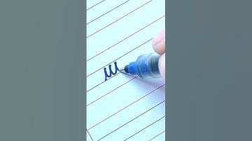 Learn to write cursive small letter u | Cursive Writing for beginner #short #shorts #shortvideo