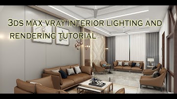 3DS MAX INTERIOR LIGHTING AND RENDERING IN HINDI / VRAY LIGHTING 01