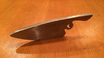 Friction Folder Build part 1 - Knife Blade Design and Shaping