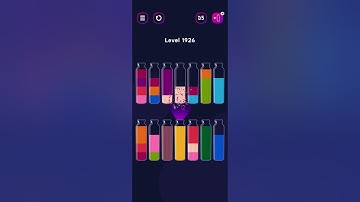 Get Color Level 1926 #colorgames #watersortpuzzle #watersort
