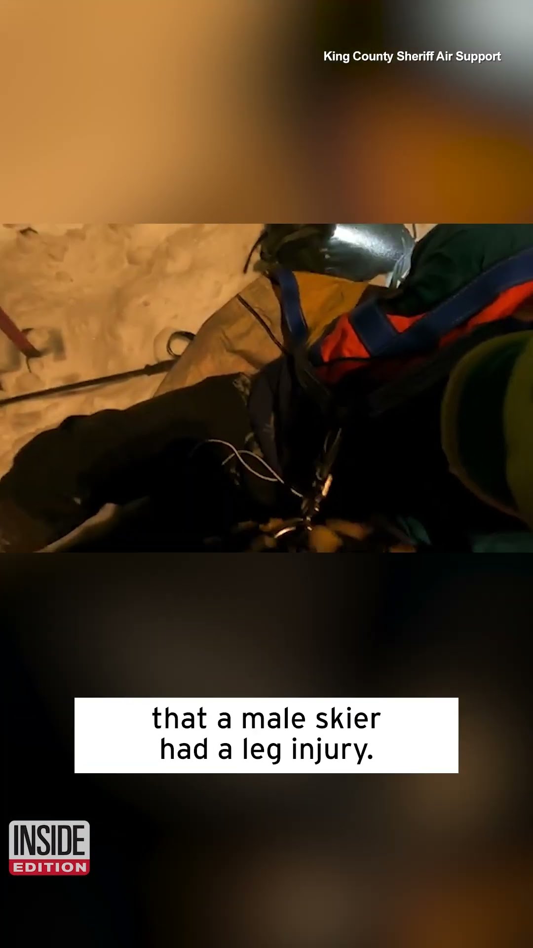 Apple Watch SOS Helps Save Skiers #shorts