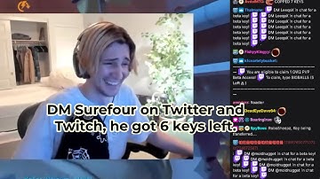 xQc cant stop laughing on how Chat trolls OW2 Looters and X troll Surefour after that