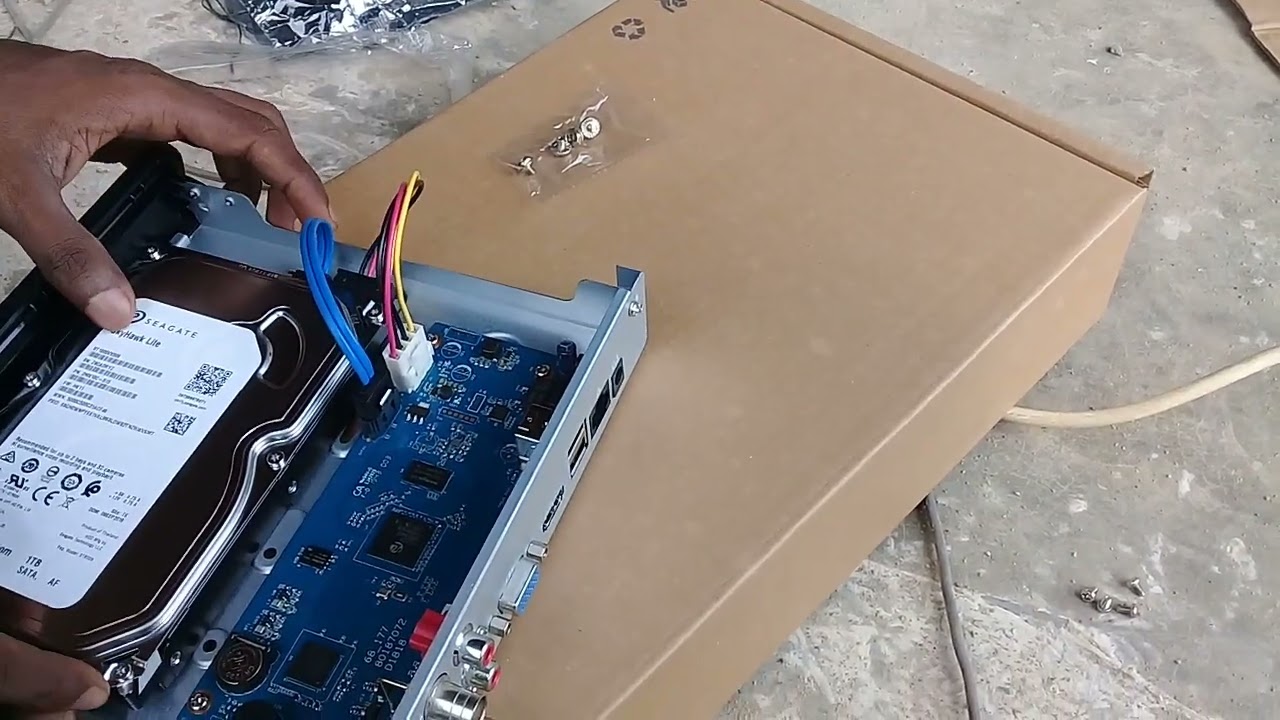 DIY Install Dahua 4 Channel CCTV Camera kit - DAHUA XVR setup