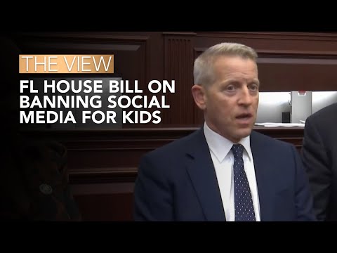 FL House Bill On Banning Social Media For Kids | The View