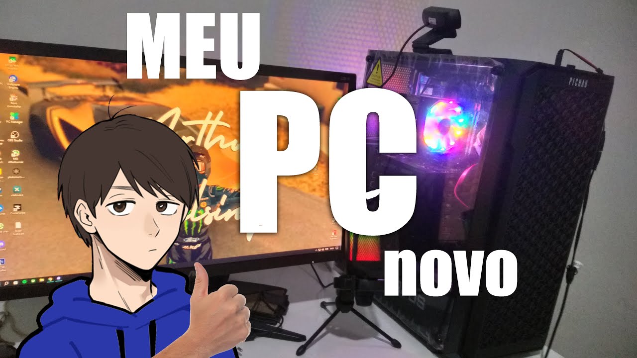 Mostrando MEU PC NOVO!! - YouTube