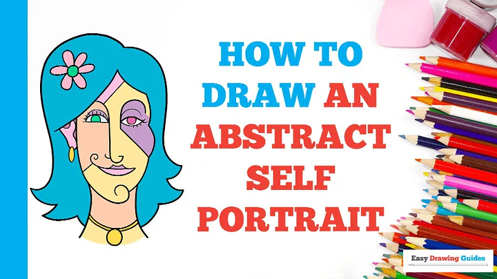 How to Draw an Abstract Self Portrait: Easy Step by Step Drawing Tutorial for Beginners