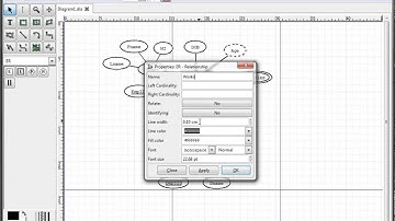 ER Diagrams in Dia Part 7 - Creating A Relationship