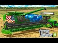 I Start Wheat Harvest On The 2000's Farm? | Farming Simulator 25