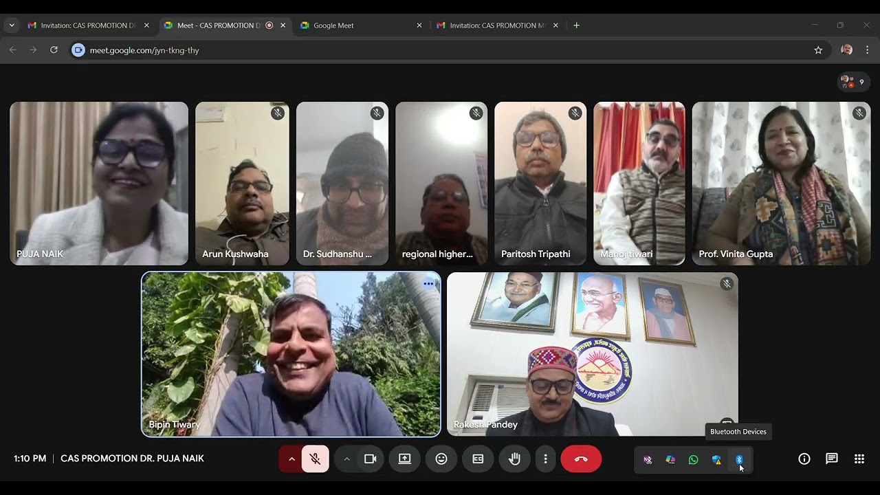 Promotion of Dr. Puja Naik, National P. G. College Barhalganj Gorakhpur through Samarth Portal.