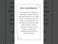 Arc resistance