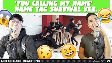 NSD REACT | GOT7 "(You Calling My Name)" Dance Practice (Name Tag Survival Ver.)
