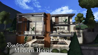 BLOXBURG: Realistic Modern Hillside House | Speedbuild | Roblox BLOXBURG: Realistic Modern Hillside House | Speedbuild | Roblox