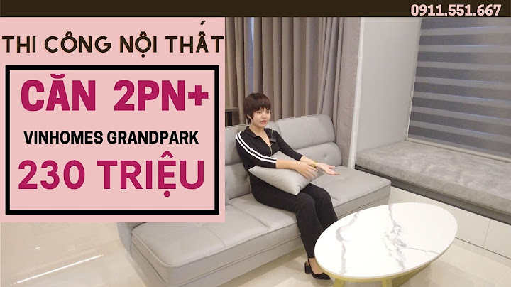 Thiết kế căn hộ Vinhomes Grand Park 1 phòng ngủ