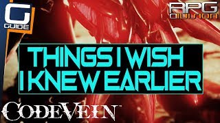 CODE VEIN - Things I Wish I Knew Earlier