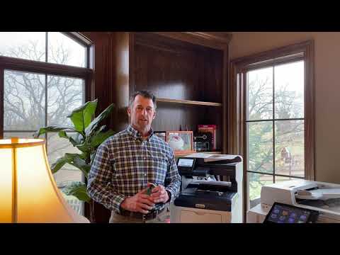 Touchless access App on the Xerox.  Don’t touch the copier.