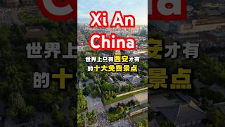 世界上只有西安才有的十大免费景点#西安旅游必去景点#西安旅游景点大全#西安旅游景点打卡#西安旅游攻略#西安免费景点