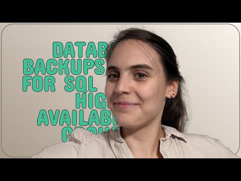 Dba: Database Backups Query for SQL Server High Availability Groups