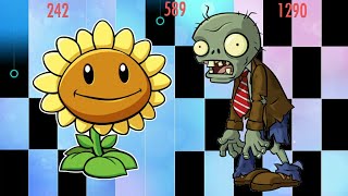 Plants Vs Zombies 2 - Modern Day THEME | PIANO TILES 2 | screenshot 5