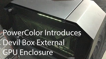 [Computex 2016] PowerColor Introduces Devil Box External GPU Enclosure