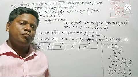 SSC math chapter 2.2( part 09) Math solution 18 ll class Nine- ten ll set and function
