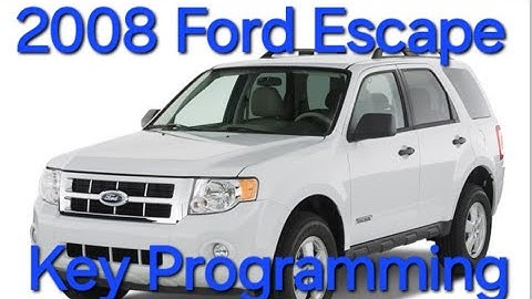 2008 Ford Escape New Key Programming ALL KEYS LOST with Autel