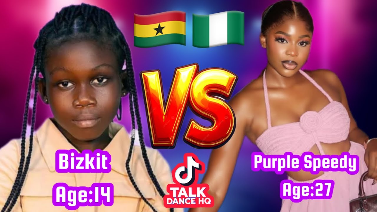 Purple Speedy VS Biskit TikTok dance battle/Ghana vs Nigeria