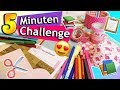 5 Minuten DIY Challenge | Kleine Überraschung für die BFF mit 3 Materialien | Evas vs. Kathis Idee