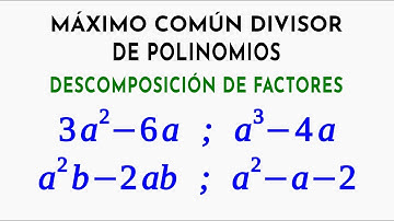 Máximo Común Divisor de Polinomios por Descomposición de Factores | 39