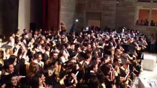 İstanbul Üniversitesi İşletme Fakültesi 2013 mezuniyet kep atma anı Resimi