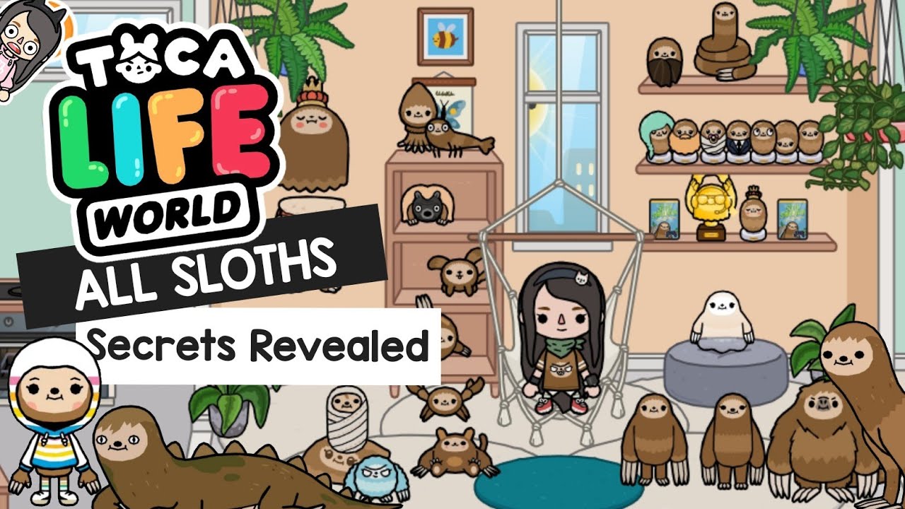 all-sloths-collection-in-toca-life-world-youtube