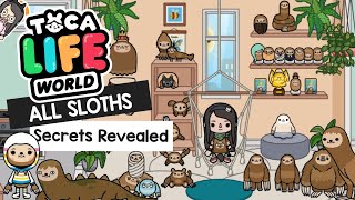 ALL SLOTHS COLLECTION IN TOCA LIFE WORLD