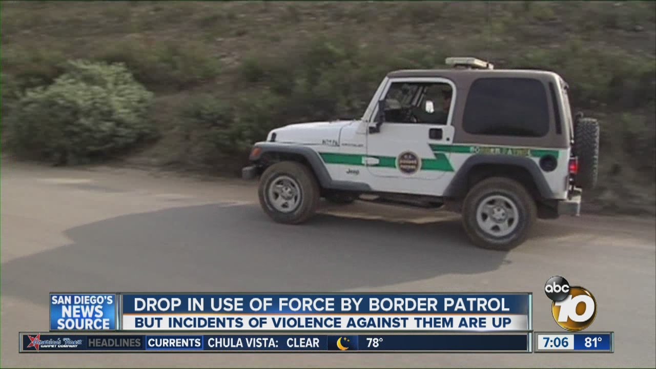 Drop in use of force by Border Patrol - YouTube