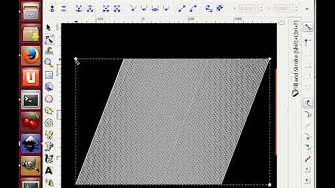 Inkscape: using the Objects to Pattern tool