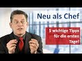 Neu als Führungskraft - 5 entscheidende Tipps für die Mitarbeiterführung als neuer Chef