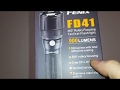 Video 1 Fenix FD41 Flashlight Overview - Focusable from Spotlight to Floodlight [Christmas?]