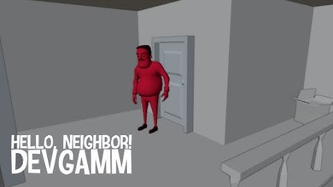 How animation is done in Hello Neighbor Devgamm