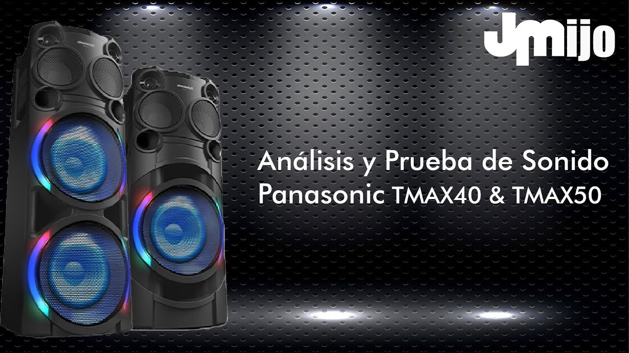 micro Colector soplo Análisis y Prueba de Sonido - Panasonic TMAX50 & TMAX40 - YouTube