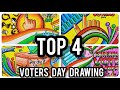 National voters day drawing   voters awareness drawingvoter utsav