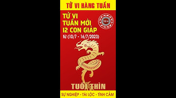 Tử vi Tuần mới (10/7 - 16/7/2023) của tuổi Thìn