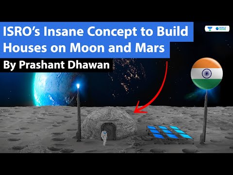 ISRO&#39;s Insane Plan to Build Houses on Mars and Moon #shorts