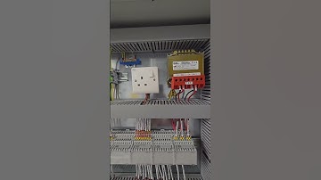 Siemens DDC Panel termination #techgulf #BMS #electrical