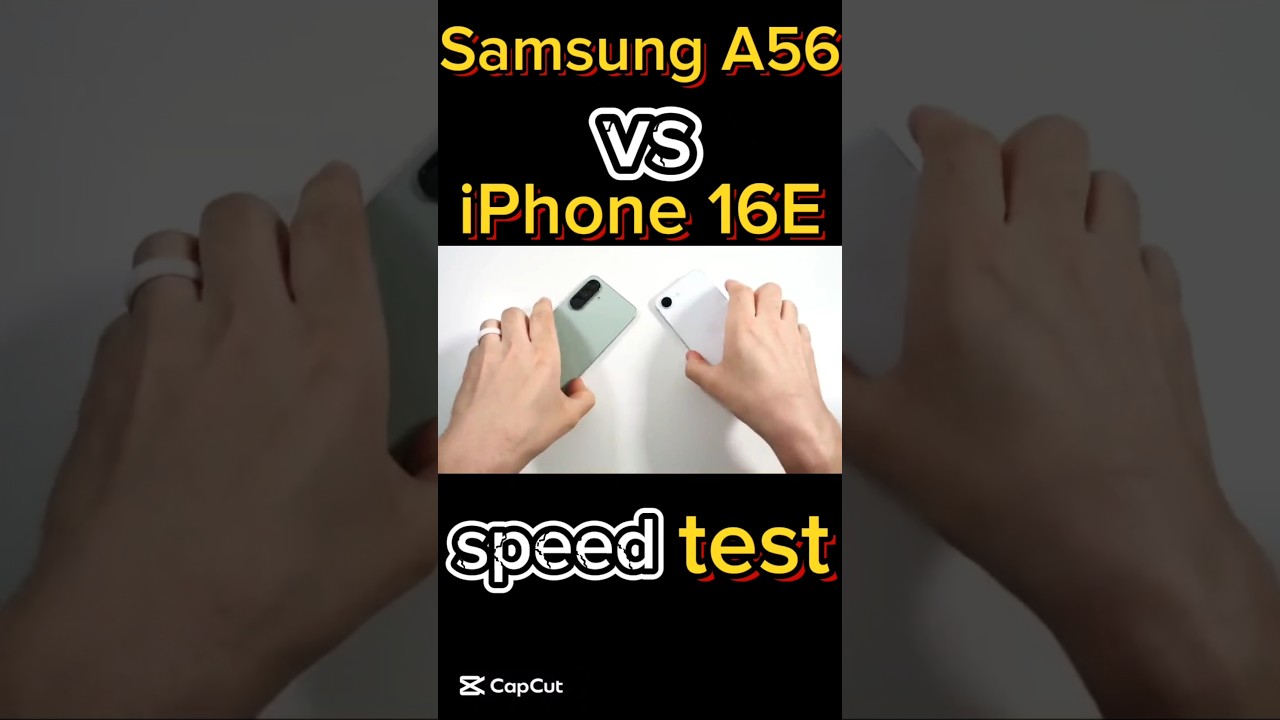 ☠️SPEED DEMON SHOWDOWN! Samsung Galaxy A56 Takes on iPhone 16E 💥